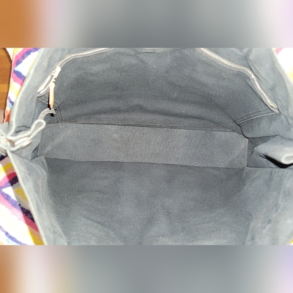 HERMÈS Toile Fourre-Tout Black Canvas Tote Holdall - Picture 11 of 16